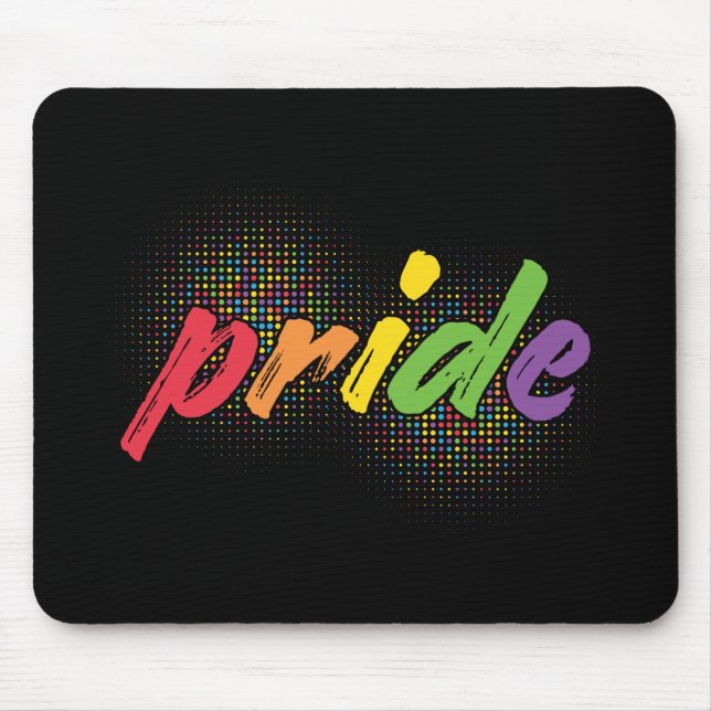 LGBTQ - Pride - Regnbåge Färg Musmatta (Framsidan)