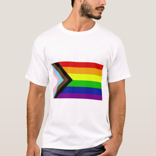 LGBTQ+-Pride T Shirt (Framsida)
