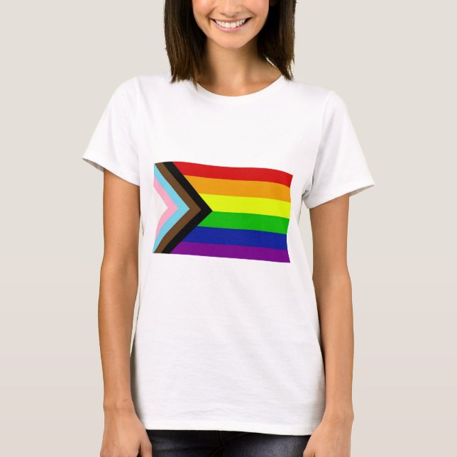 LGBTQ+-Pride T Shirt (Framsida)