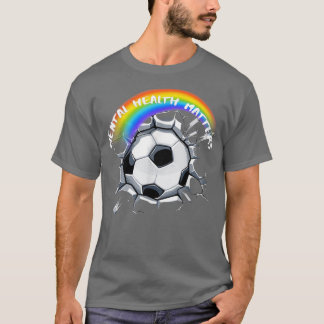 Lgbtq-Pridet Fotboll för psykisk hälsa3049 1383 T Shirt