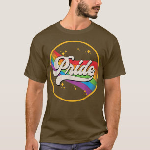LGBTQ-Pridet LGBT Ally Rainbow Flagga Gay Lesbisk T Shirt