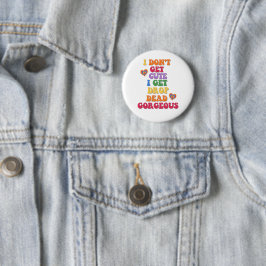 LGBTQ-Pridet - nyttigt färgämne - måndag 6 cm rund Knapp