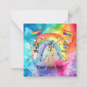 LGBTQ: Pridets anteckningskort: Spread Kärlek Anteckningskort