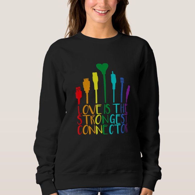 Lgbtq-Pridets kabelanslutning 1 T Shirt (Framsida)