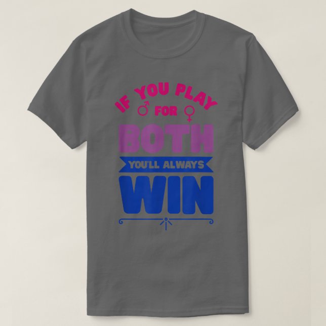 LGBTQ-Pridets månadsuppspelning för både och du vi T Shirt (Design framsida)