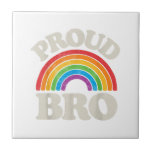 LGBTQ Proud Bro Brother Gay pride LGBT Kakelplatta<br><div class="desc">LGBTQ Proud Bro Brother Gay pride LGBT</div>