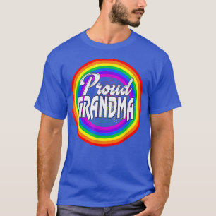 LGBTQ Proud Grandma Gay pride LGBT Ally Rainbow Mo T Shirt