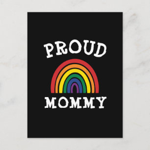 LGBTQ Proud Mamma Gay pride Rainbow Mors dag Vykort