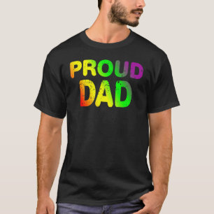 Lgbtq Proud Pappa Gay pride Lgbt Ally Rainbow Far T Shirt