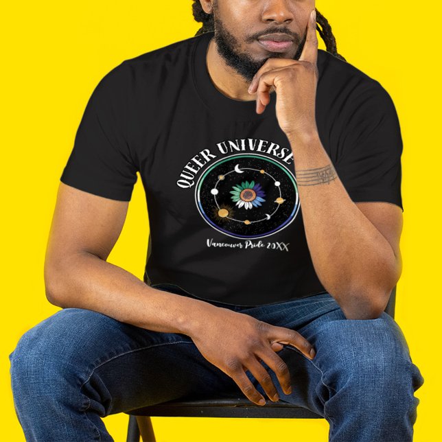 LGBTQ Queens Universe, Gay Flagga Solros T Shirt (Skapare uppladdad)