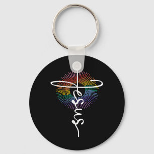 Lgbtq Queer Lesbisk Gay Pride Jesus Kristna Reli Nyckelring