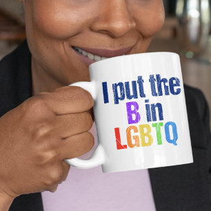 LGBTQ Rainbow Humor Citote från Funny Bisexual Kaffemugg