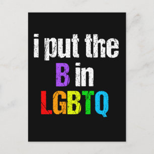 LGBTQ Rainbow Humor Citote från Funny Bisexual Vykort
