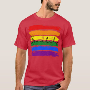 Lgbtq Rainbow Pride Flagga Equality Högers Lgbt Co T Shirt