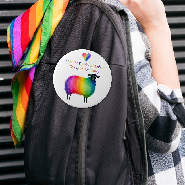 LGBTQ-regnbågshöns  Knapp (Skapare uppladdad)