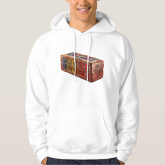 LGBTQ+ "RESIST" Brick Hoodie