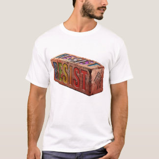 LGBTQ+ "RESIST" Brick T Shirt