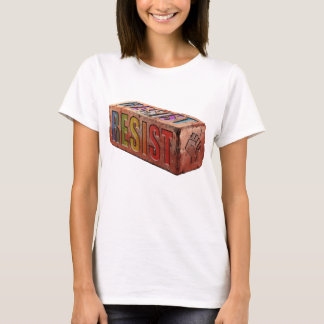 LGBTQ+ "RESIST" Brick T Shirt
