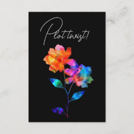 LGBTQ ROligt Bröllopsdatum ÄNDRA Blommor & Stolth Tilläggskort
