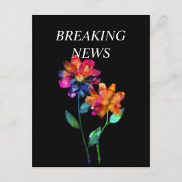 LGBTQ ROligt Bröllopsdatum ÄNDRA Blommor & Stolth Tilläggskort