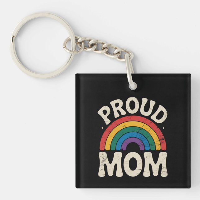 LGBTQ-stolt mamma gay pride regnbåge mors dag (Framsidan)