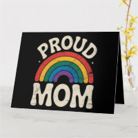 LGBTQ Stolt Mamma Gay Pride Regnbåge Mors Dag