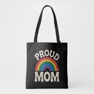 LGBTQ Stolt Mamma Gay Pride Regnbåge Mors Dag Tygkasse