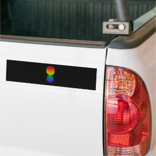 LGBTQ Swinger Pride (Svart) Bildekal