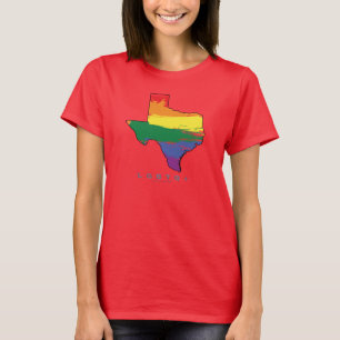 LGBTQ+ Texas Proud AF T Shirt
