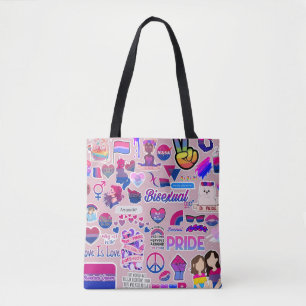 LGBTQ Tote Tygkasse