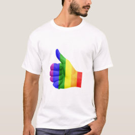 LGBTQ-tum upp regnbågen räcker T Shirt