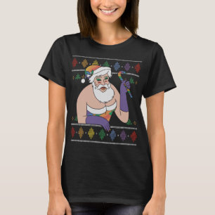 LGBTQ+ Ugly jul Gay pride Santa Bisexual Les T Shirt