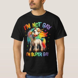 LGBTQ Unicorn Gay pride HBT Ally Rainbow Fl T Shirt