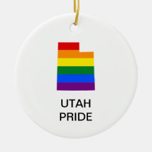 LGBTQ UTAH-PRIDE keramisk prydnadsföremål