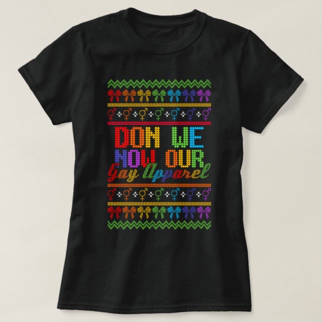 LGBTQ Vuxna julsötare... Gör nu vår gay Ap T Shirt (Design framsida)