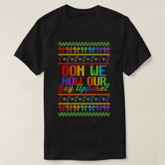 LGBTQ Vuxna julsötare... Gör nu vår gay Ap T Shirt (Design framsida)