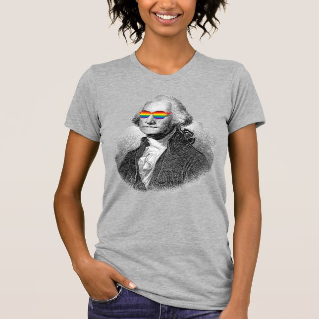 LGBTQ WASHINGTON T SHIRT (Framsida)