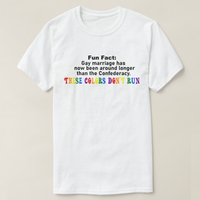 LGBTQA+ Färg, Springa inte version 2 T Shirt (Design framsida)