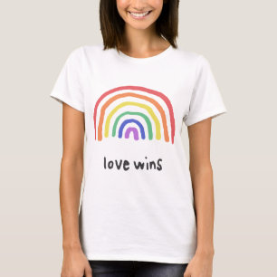 LGBTQA+-PRIDE [Kärlek Wins] T-shirt