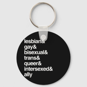 LGBTQI LISTAR NYCKELRING