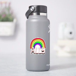 LGBTQIA+ Ally Pride för stöd för ljuddämpning Klistermärken