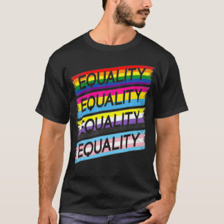 LGBTQIA Equality Trans Flag Non Binary Pan Gay Pri T Shirt