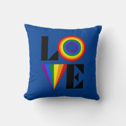 LGBTQIA+ KÄRLEK THROW CUSHION KUDDE