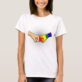 LGBTQIA+ nävens knuff allierad T Shirt