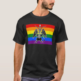 LGBTQIA+ Pride Baphomet T Shirt