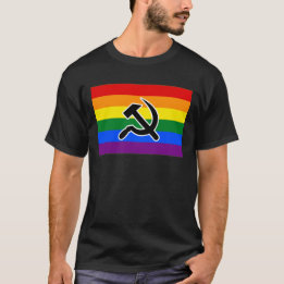 LGBTQIA+ Pride Hammer & Sickle T-Shirt