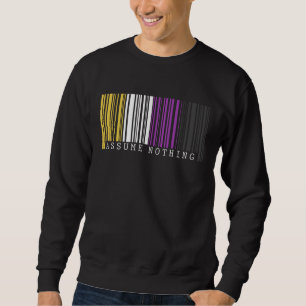 LGBTQIA Pride Lesbisk Gay Bisexual Queer ASexual Lång Ärmad Tröja