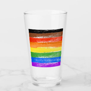LGBTQIA+ Pride-målning Glaskopp