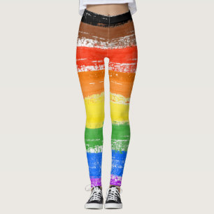 LGBTQIA+ Pride-målning Leggings