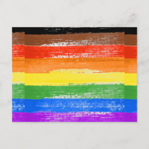 LGBTQIA+ Pride-målning Vykort